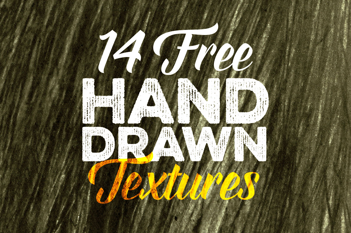 14 Free Hand Drawn Textures - Dealjumbo