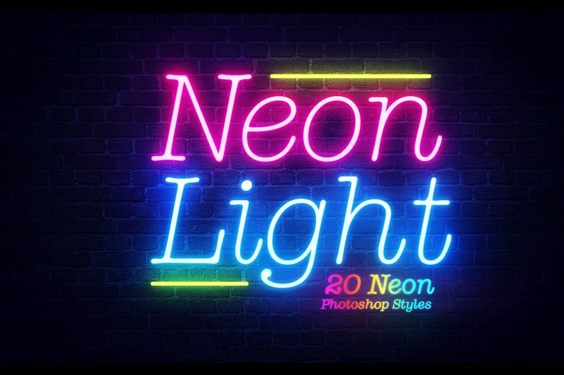 20 Free Neon Styles - Dealjumbo