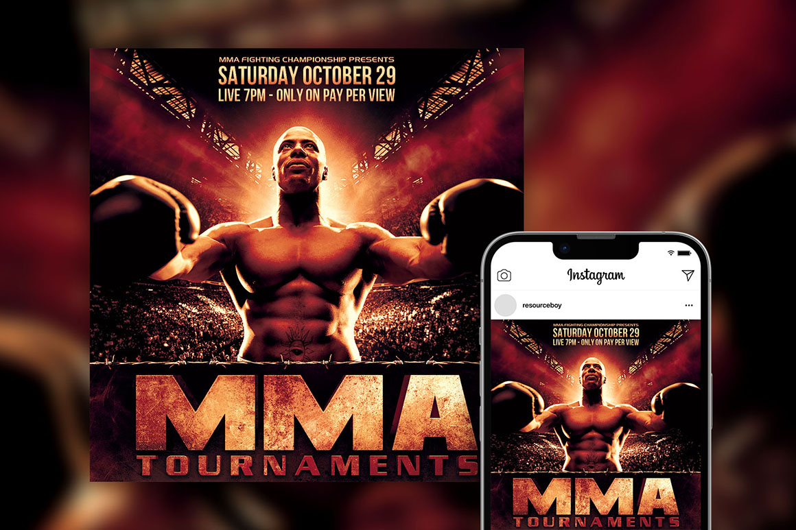 MMA or UFC Fight Night - Free Flyer