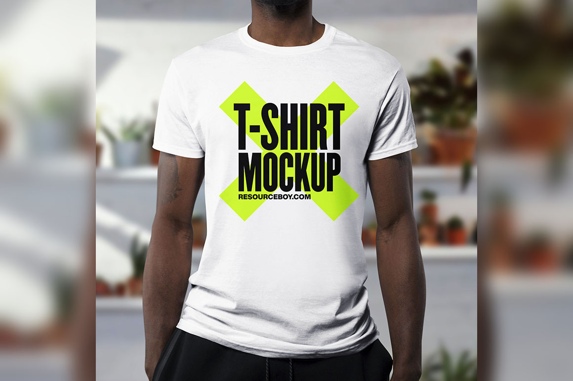 Men'sT-Shirt - Free Mockup - Dealjumbo