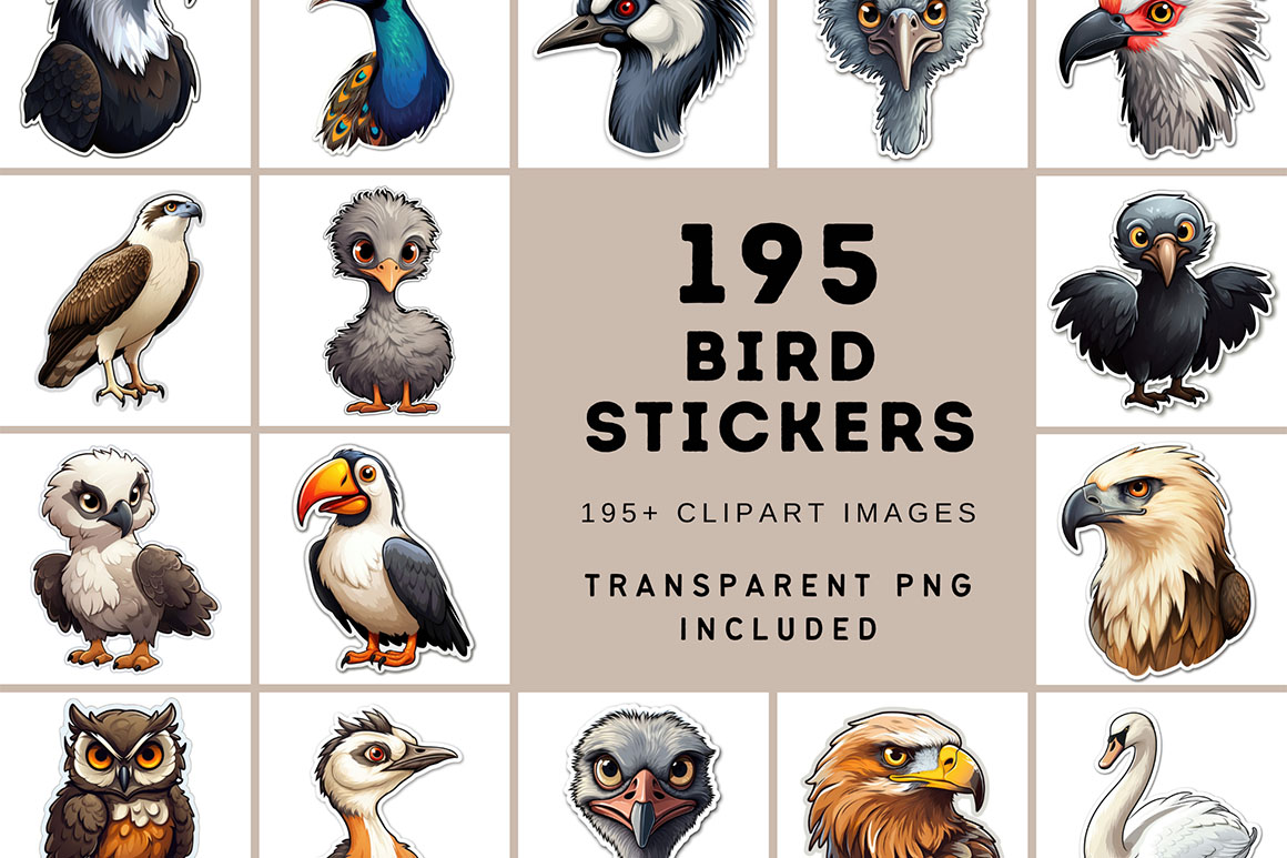 List of Birds - Birds Of Prey - Sticker