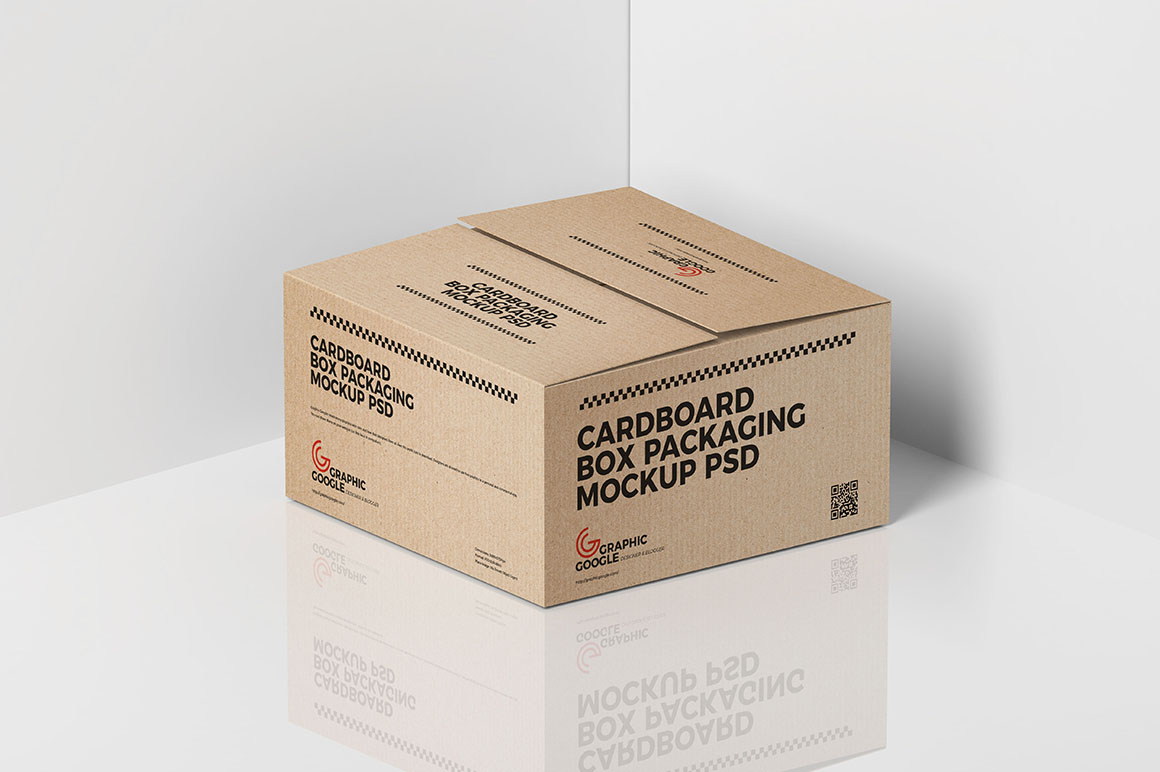 Cardboard Box Free Mockup Dealjumbo