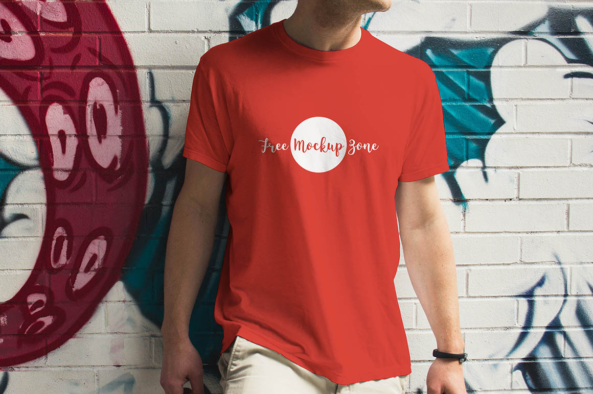 Boy T Shirt Free Mockup   Dealjumbo