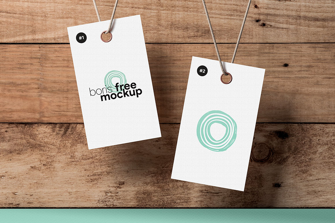 Paper Label Tag Free Mockup Dealjumbo