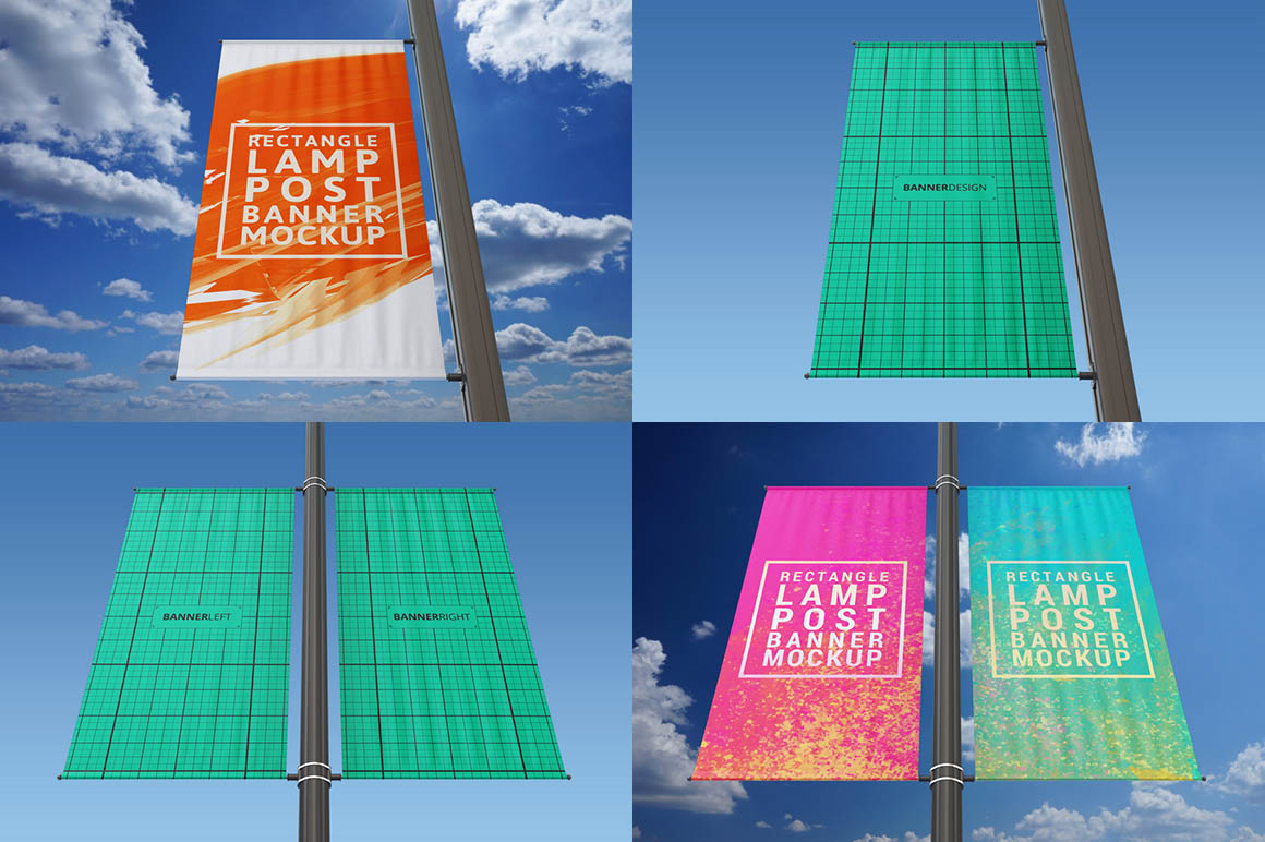 Free Rectangle Lamp Poster Mockup   Dealjumbocom — Discounted Design