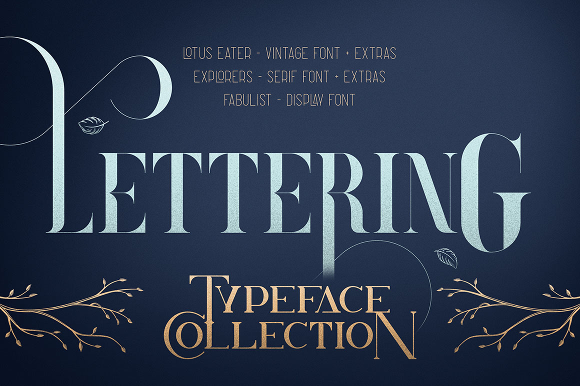 Lettering Typeface Collection - Dealjumbo