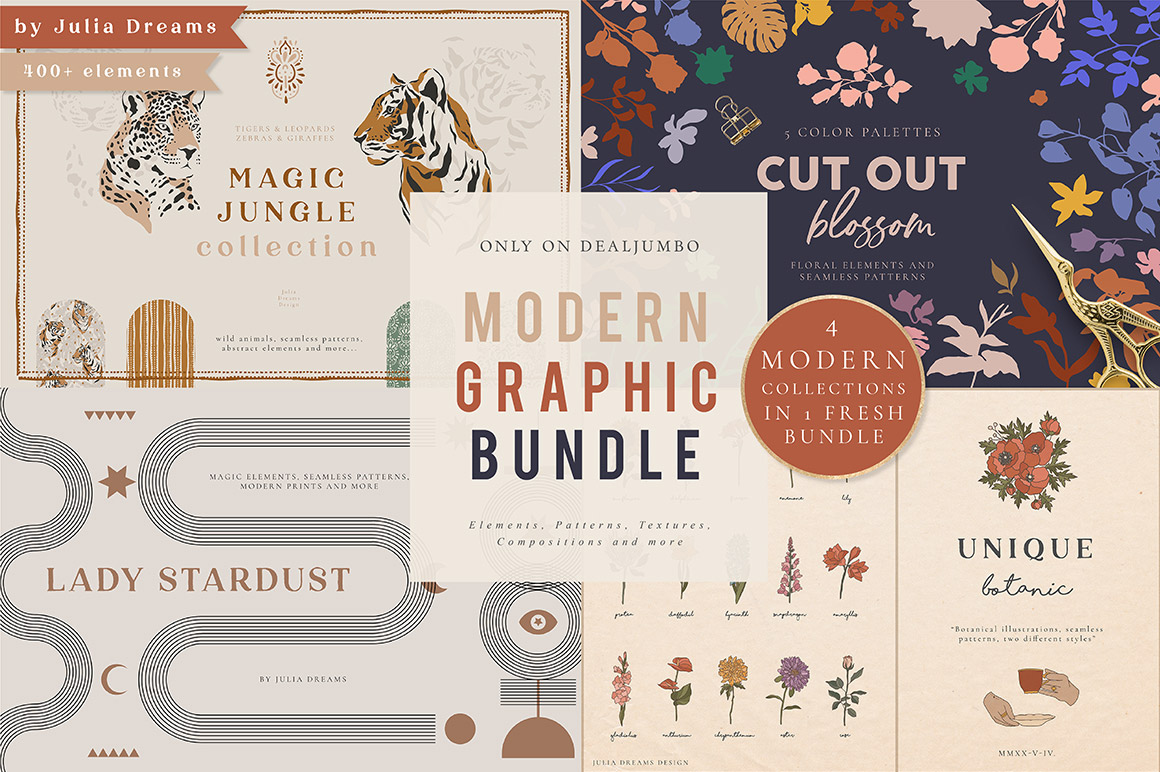 Modern Graphic Bundle - Dealjumbo