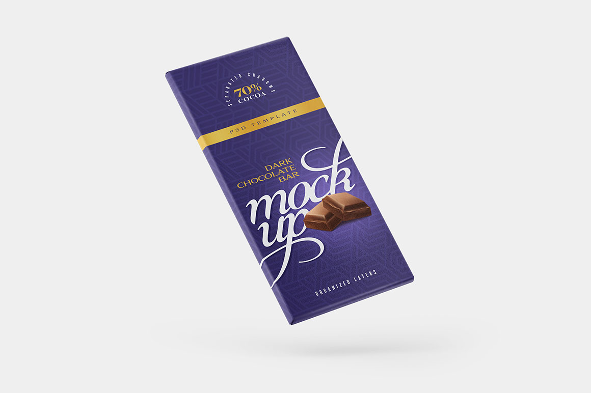 Chocolate Bar - Free Mockup - Dealjumbo