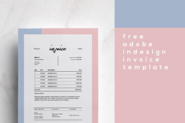 Free Indesign Invoice Template Dealjumbo