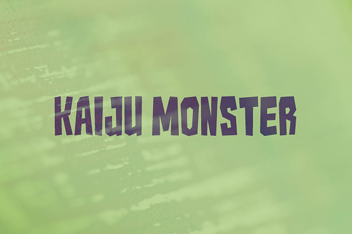 Kaiju Monster – Free Font