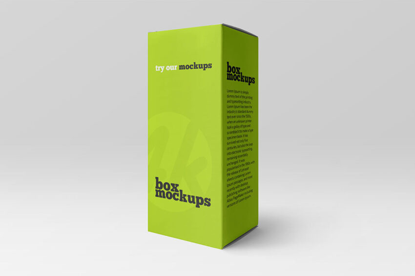 Matte Paper Box Free Mockup Dealjumbo