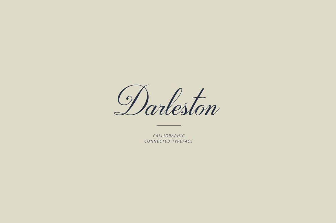 Darleston Typeface - Dealjumbo