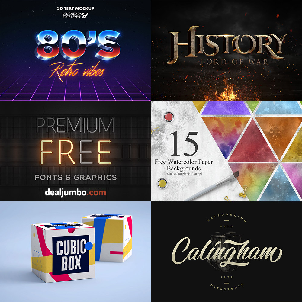Download free fonts & graphics
