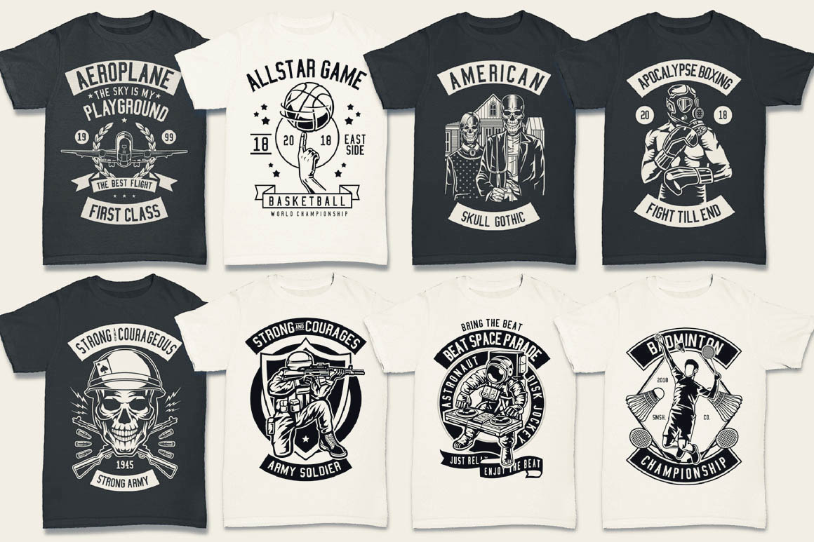 Download 600 Retro T-shirt Designs - Dealjumbo.com — Discounted ...