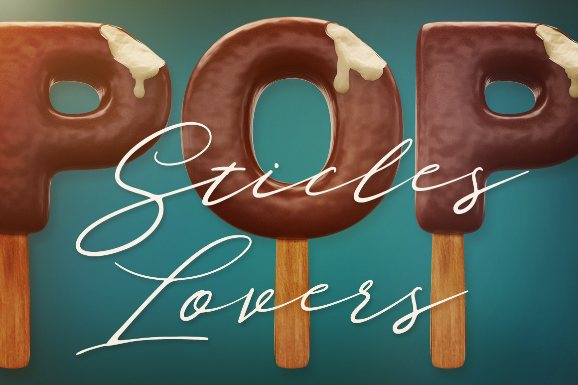 3d lettering mega bundle 6 sweets