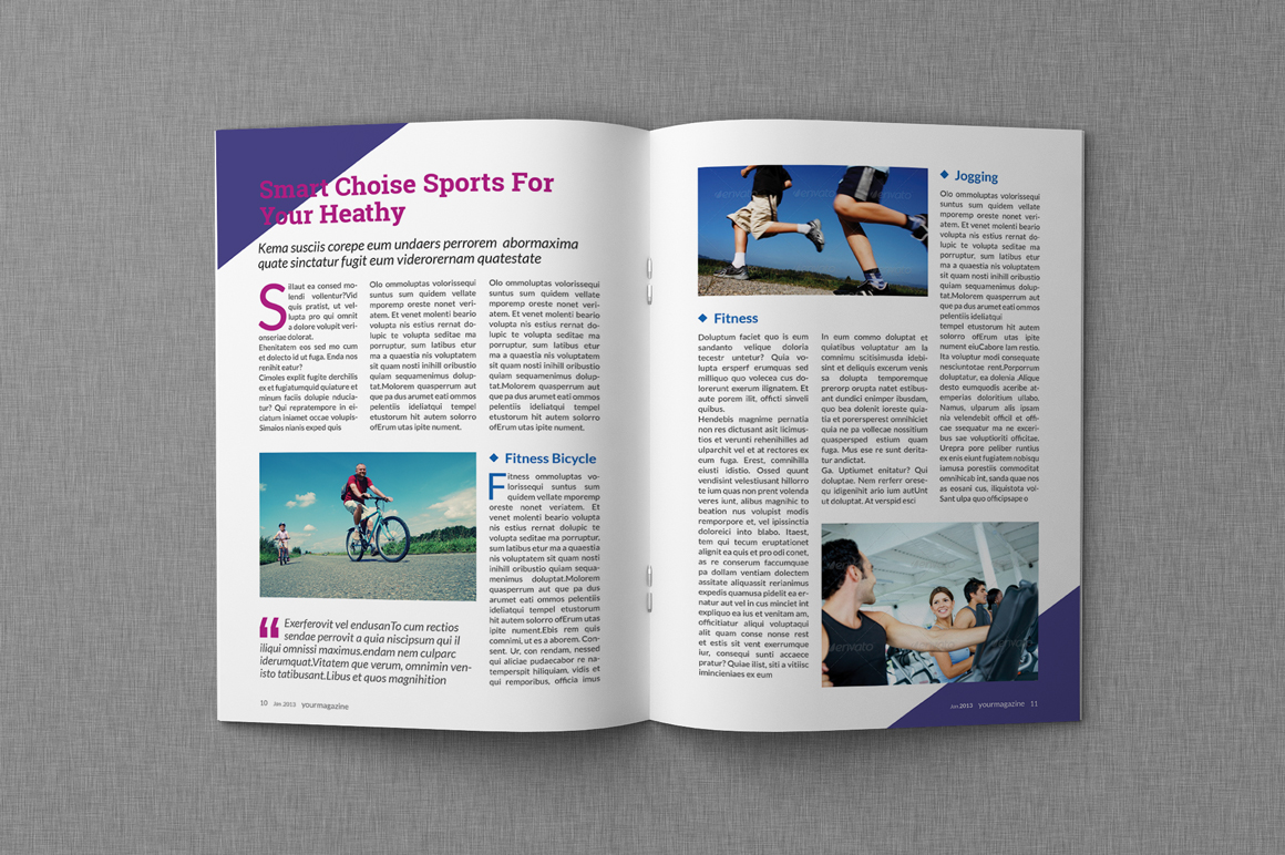 Magazine Proposal InDesign Templates Dealjumbo