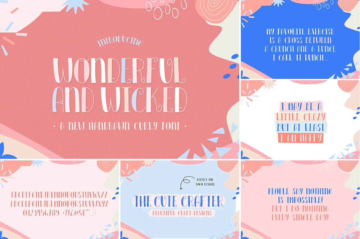 Wonderful and Wicked Preview — Discounted design