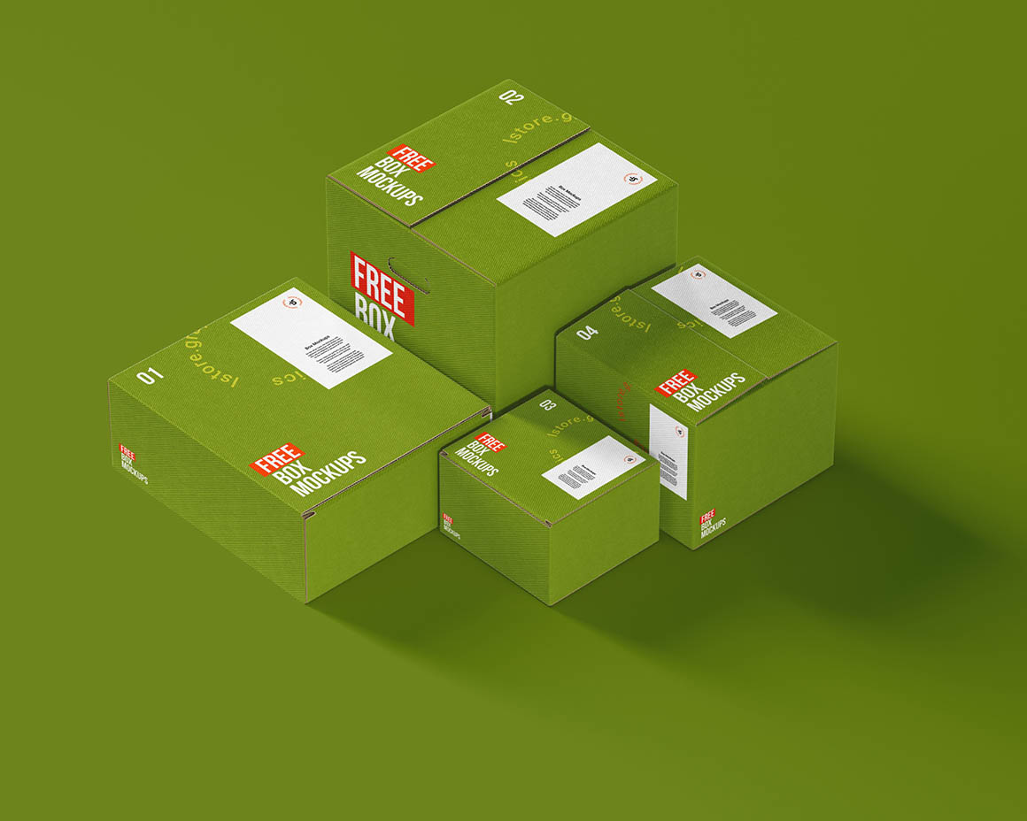 Download 7 Free Paper Box Mockups - Dealjumbo.com — Discounted ...