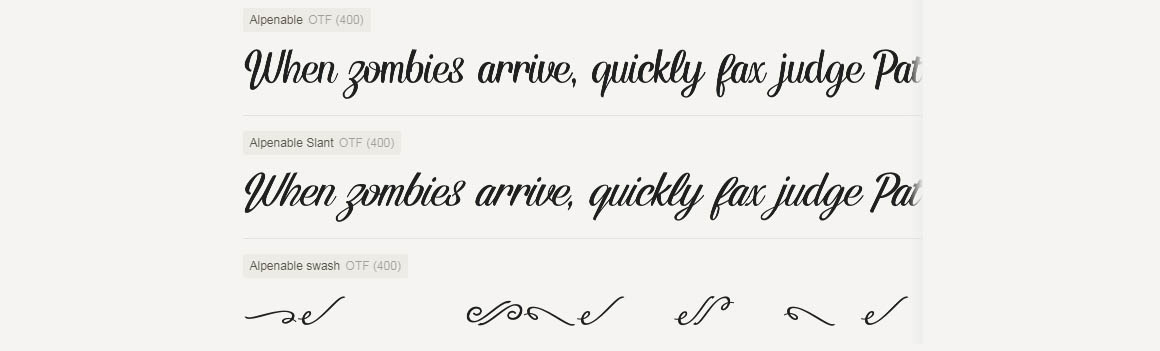 Alpenable script 4