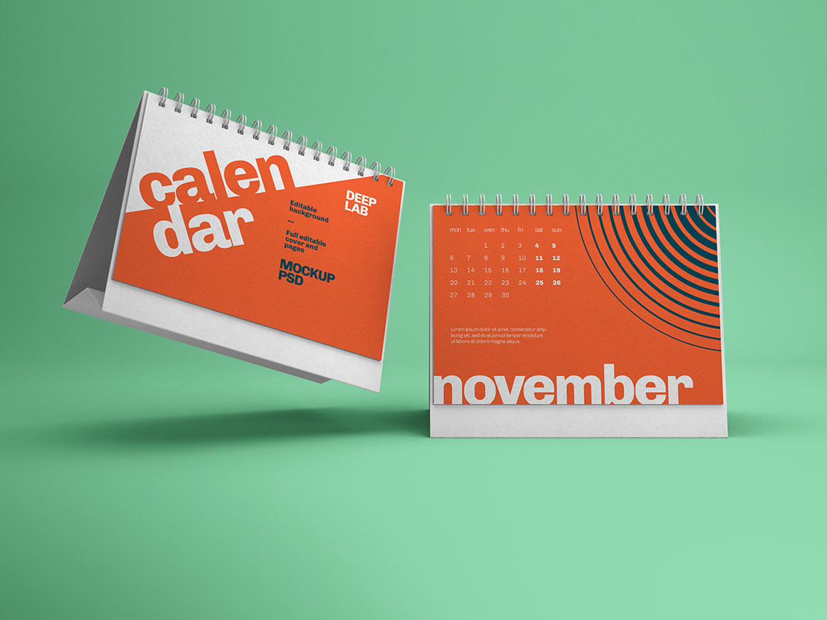 Download Desk Calendar Free Mockup Dealjumbo Com Discounted Design Bundles With Extended License