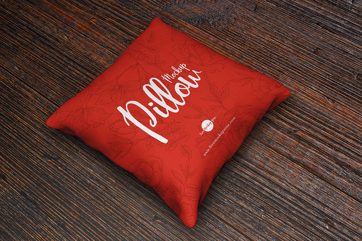 Download Square Pillow Free Mockup Dealjumbo Com Discounted Design Bundles With Extended License