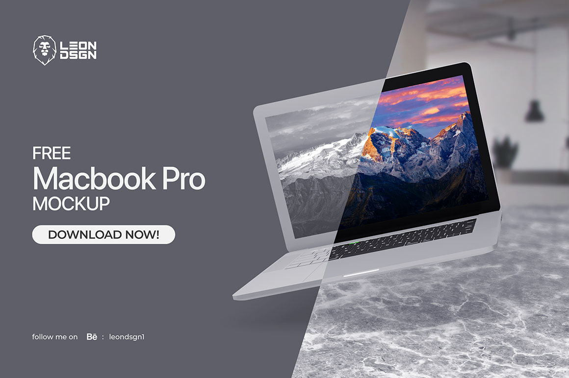 Download Macbook Pro Free Mockup Dealjumbo Com Discounted Design Bundles With Extended License