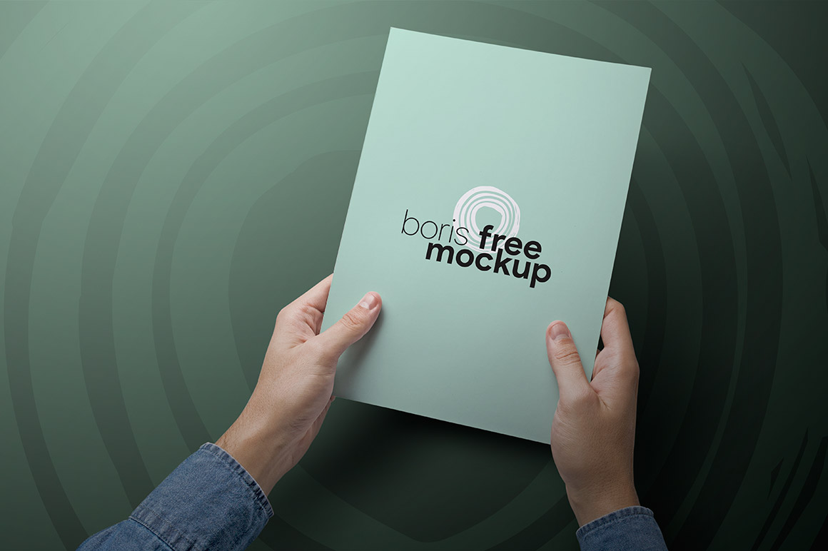 Download Paper In Hands Free Mockup Dealjumbo Com Discounted Design Bundles With Extended License PSD Mockup Templates