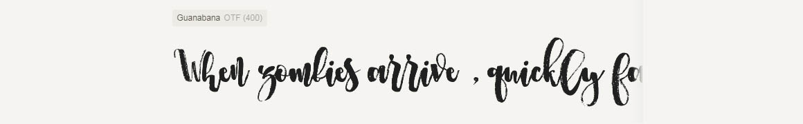 Guanabana Brush Script 3