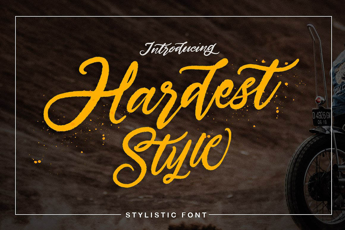 Hardest Style font 1