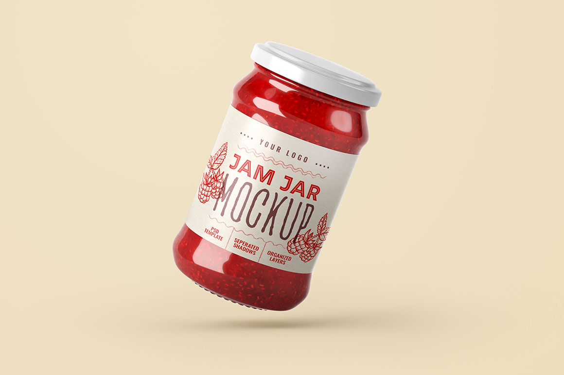 Download Jam Jar Free Mockup Dealjumbo Com Discounted Design Bundles With Extended License