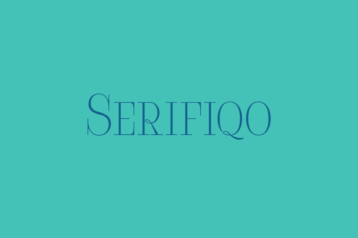 Serifiqo 4F Free Capitals