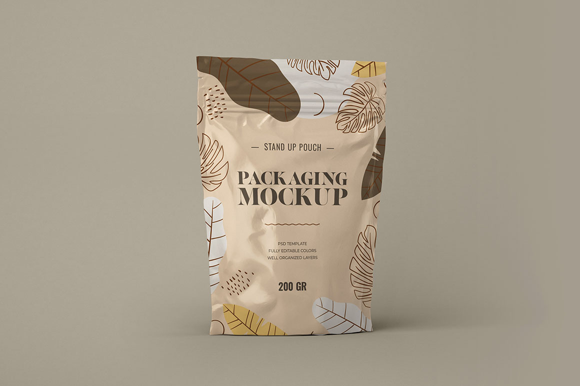 Download Pouch Package - Free Mockup - Dealjumbo.com — Discounted design bundles with extended license!