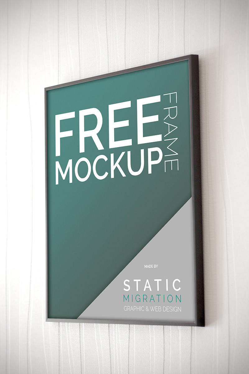 Free Frame Mock-up Template - Dealjumbo.com — Discounted design bundles