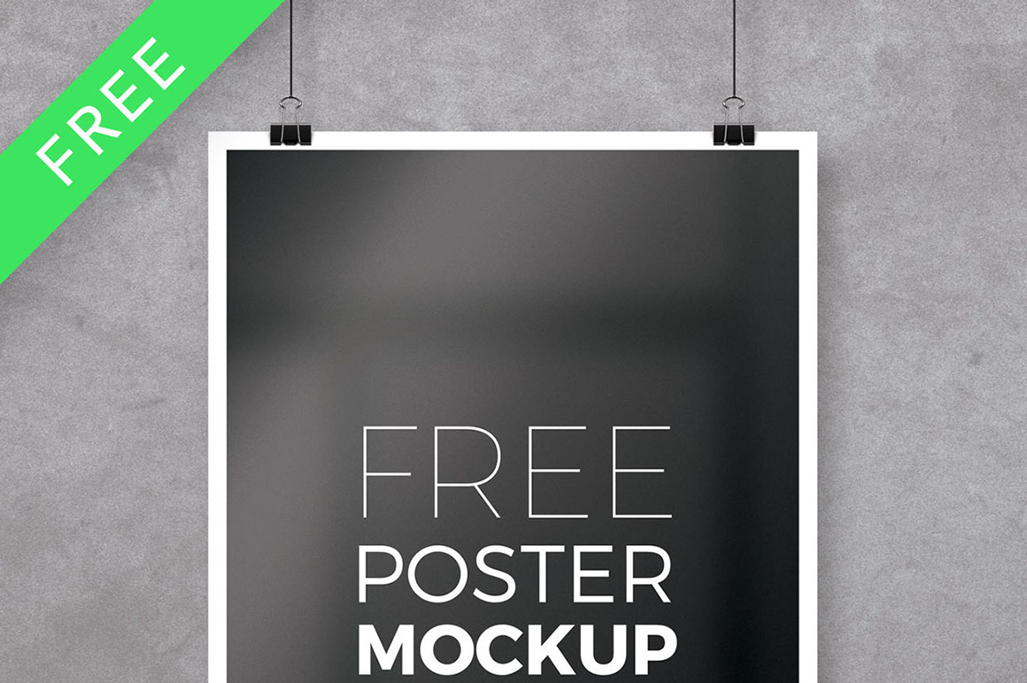 Download Poster Mockup - Free PSD - Dealjumbo.com — Discounted design bundles with extended license!