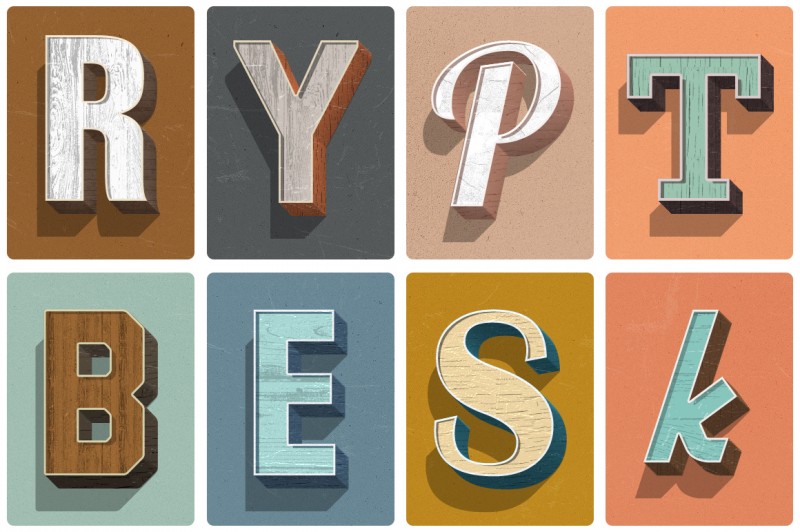 retrotext_wood1